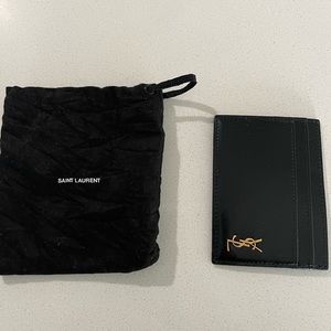 Saint Laurent tiny Cassandre card case
